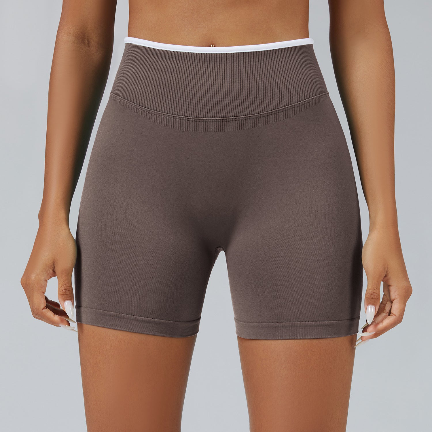 🧘‍♀️ Seamless Yoga Fitness Shorts – Move Without Limits. Look Without Effort.