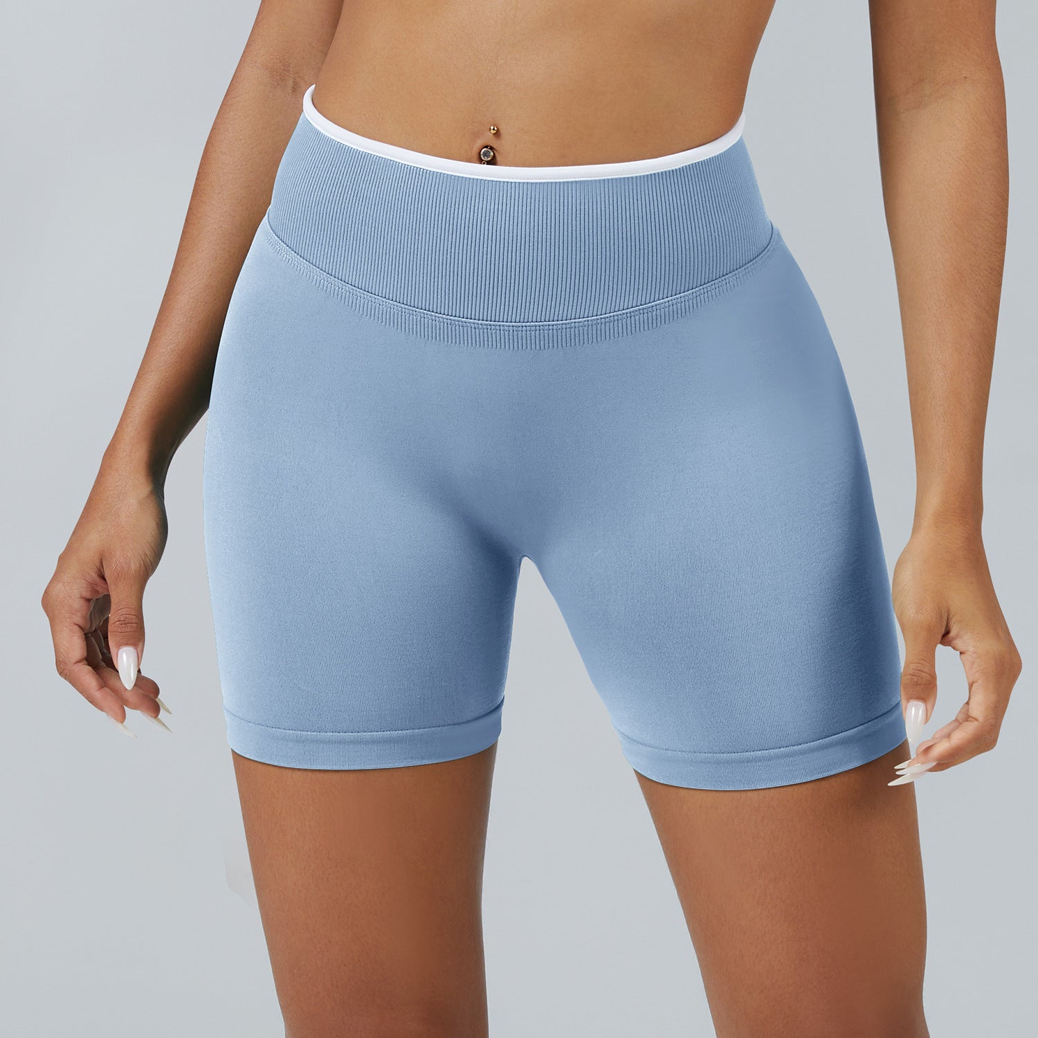 🧘‍♀️ Seamless Yoga Fitness Shorts – Move Without Limits. Look Without Effort.
